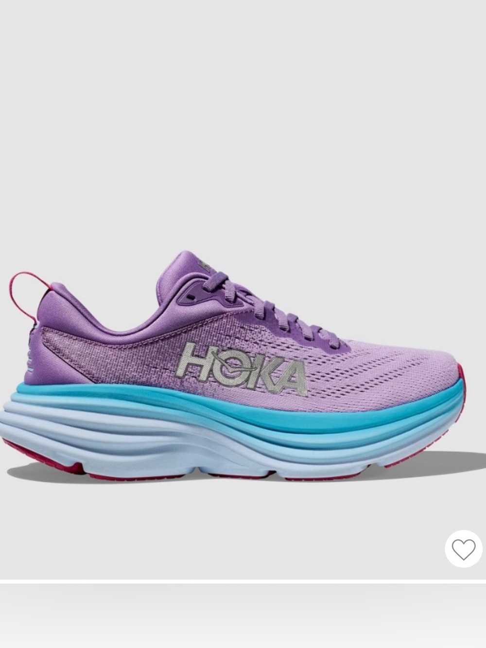 Women’s hoka bondi 8 chalk violet/ lilac